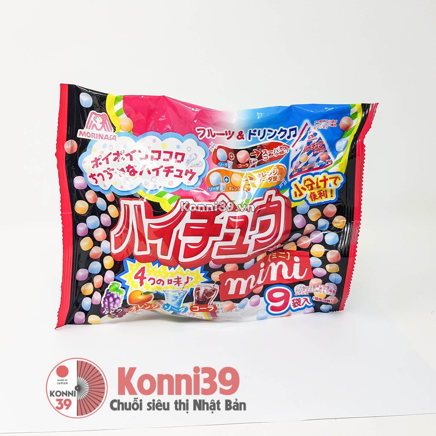 Kẹo dẻo Morinaga Hi-chew mini nhiều vị 90g  