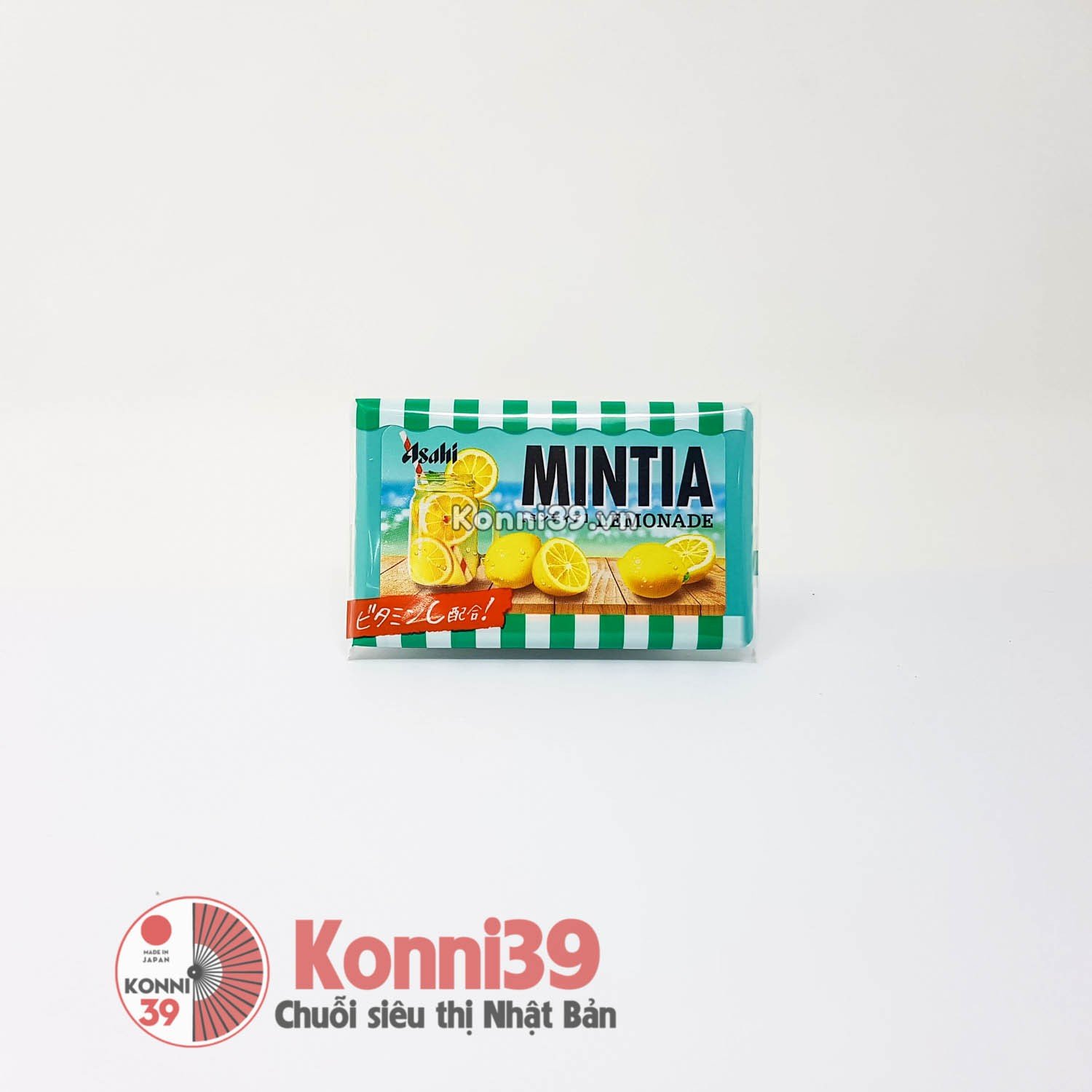 Kẹo ngậm bạc hà Asahi Mintia 50 viên bổ sung vitamin C (2 loại)