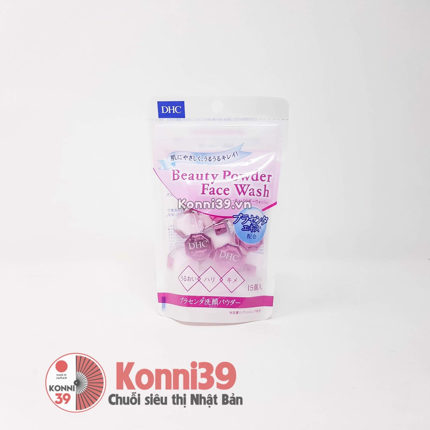 Sữa rửa mặt  DHC tạo bọt dang bột 15 viên - Placenta 