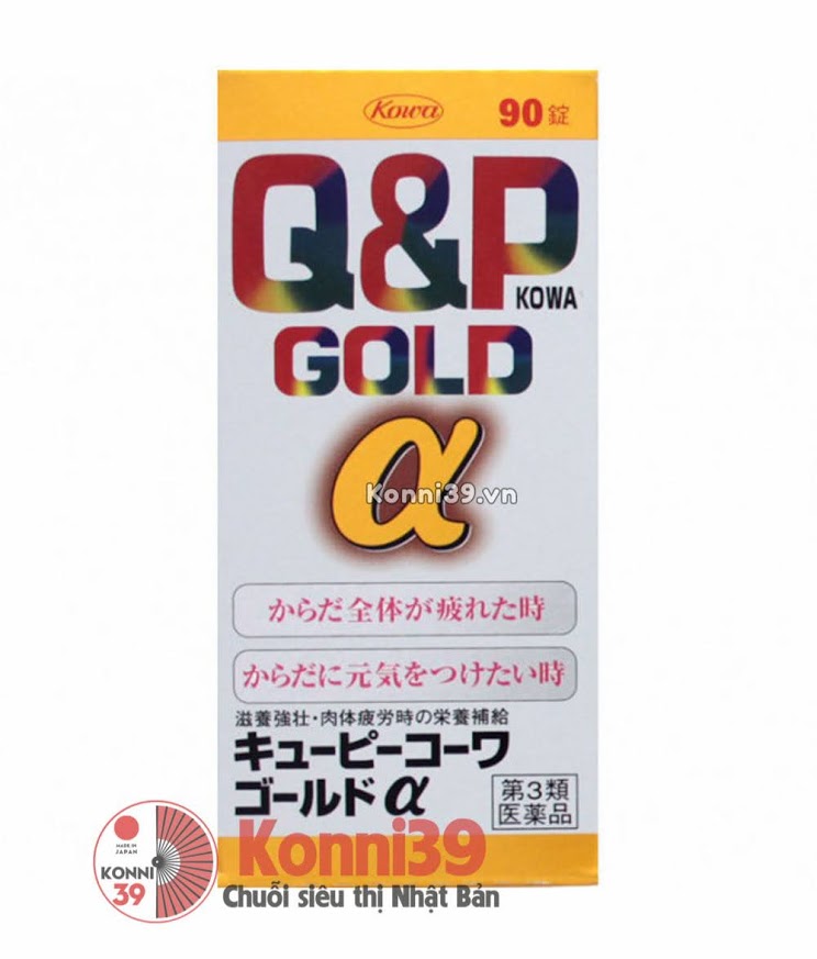 Viên uống Q&P Gold Alpha bổ sung Vitamin, chống suy nhược, tăng sức đề kháng 90 viên