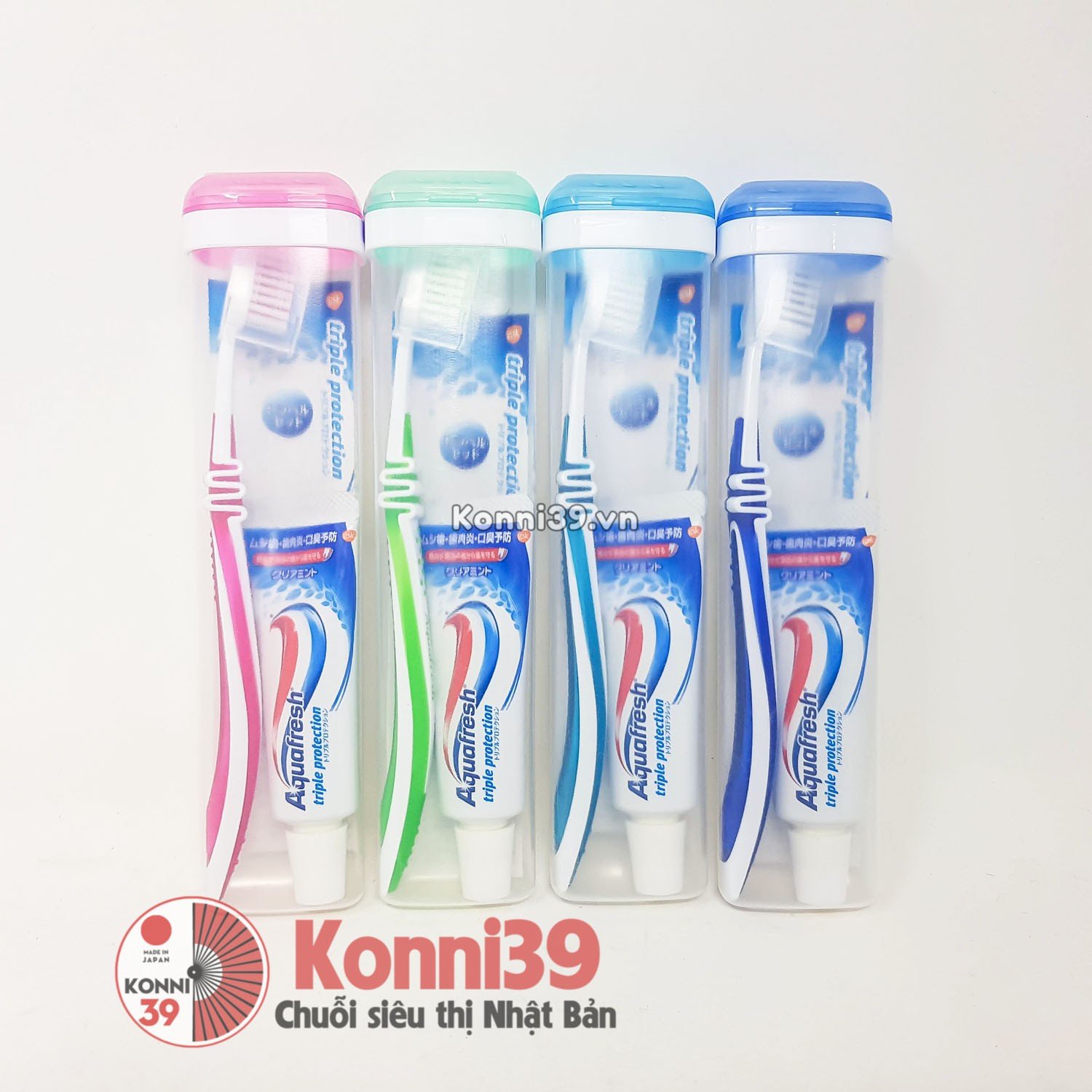 Set bàn chải và kem đánh răng Aquafresh 