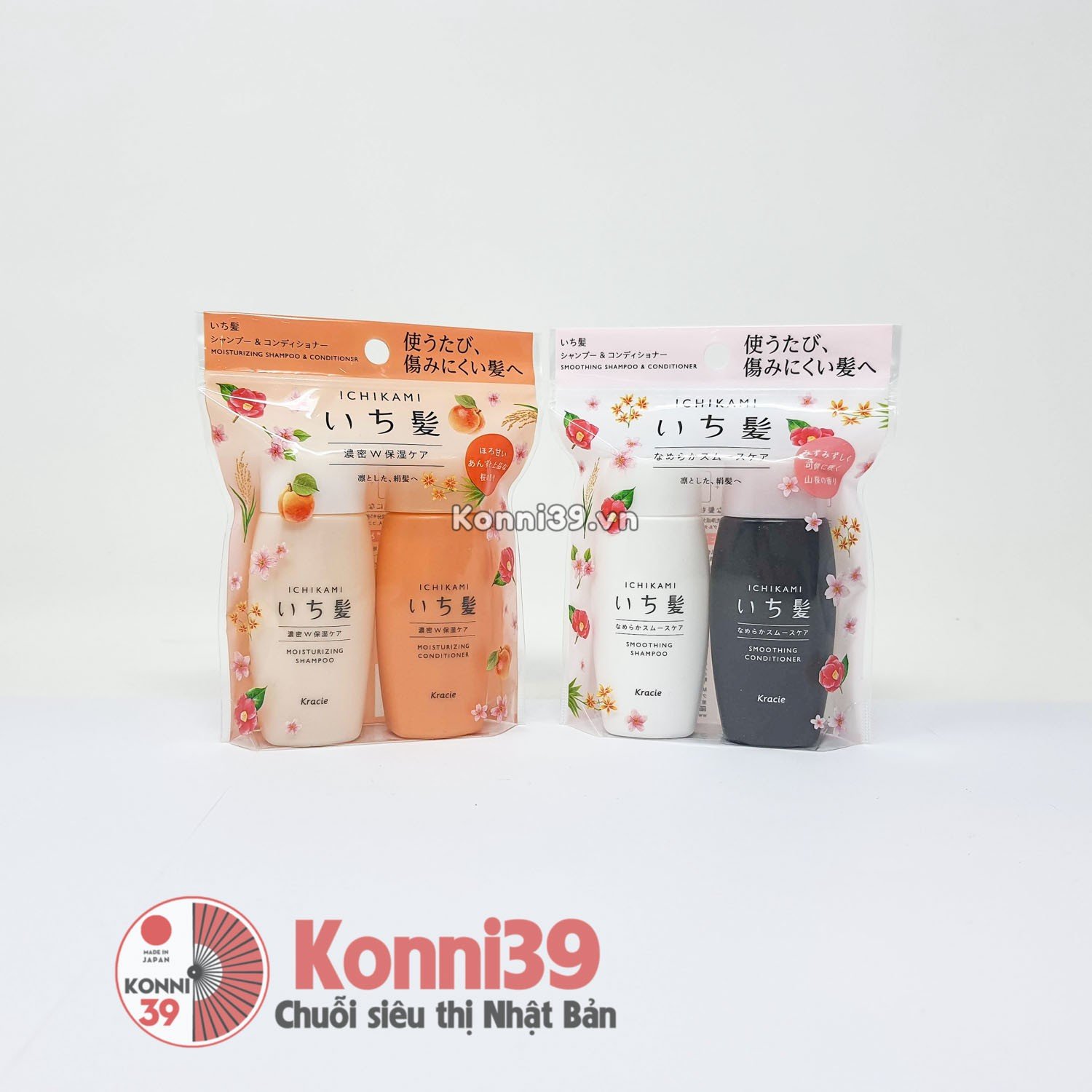 Dầu gội xả Ichikami mini 40ml