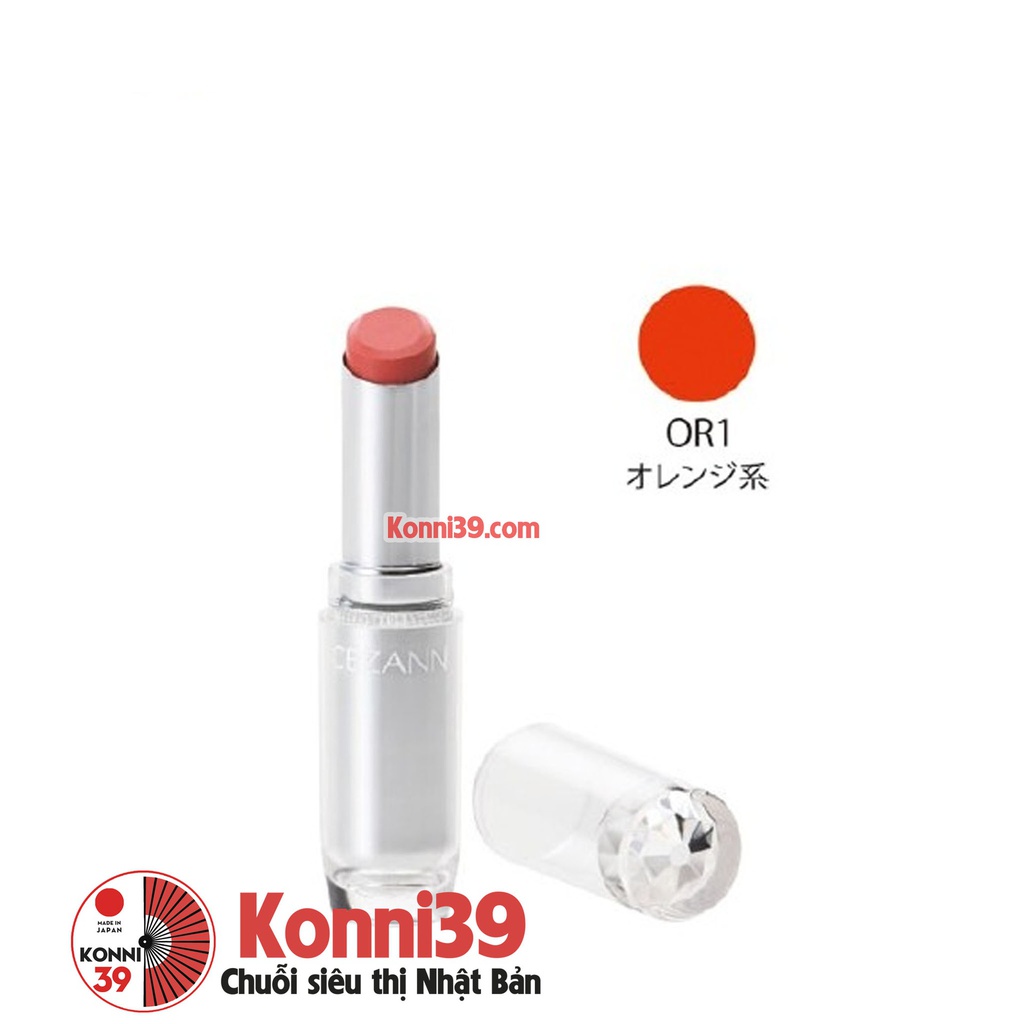 Son môi Cezanne Lasting Gloss Lip bản son bóng thỏi 3.2g - Chuỗi siêu thị  Nhật Bản nội địa - Made in Japan Konni39 tại Việt Nam